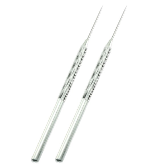 Herramienta de Aguja de Arcilla Tegg 2 Piezas Acero Inoxidable Profesional para Detalle en Cerámica y Arcilla Polimérica