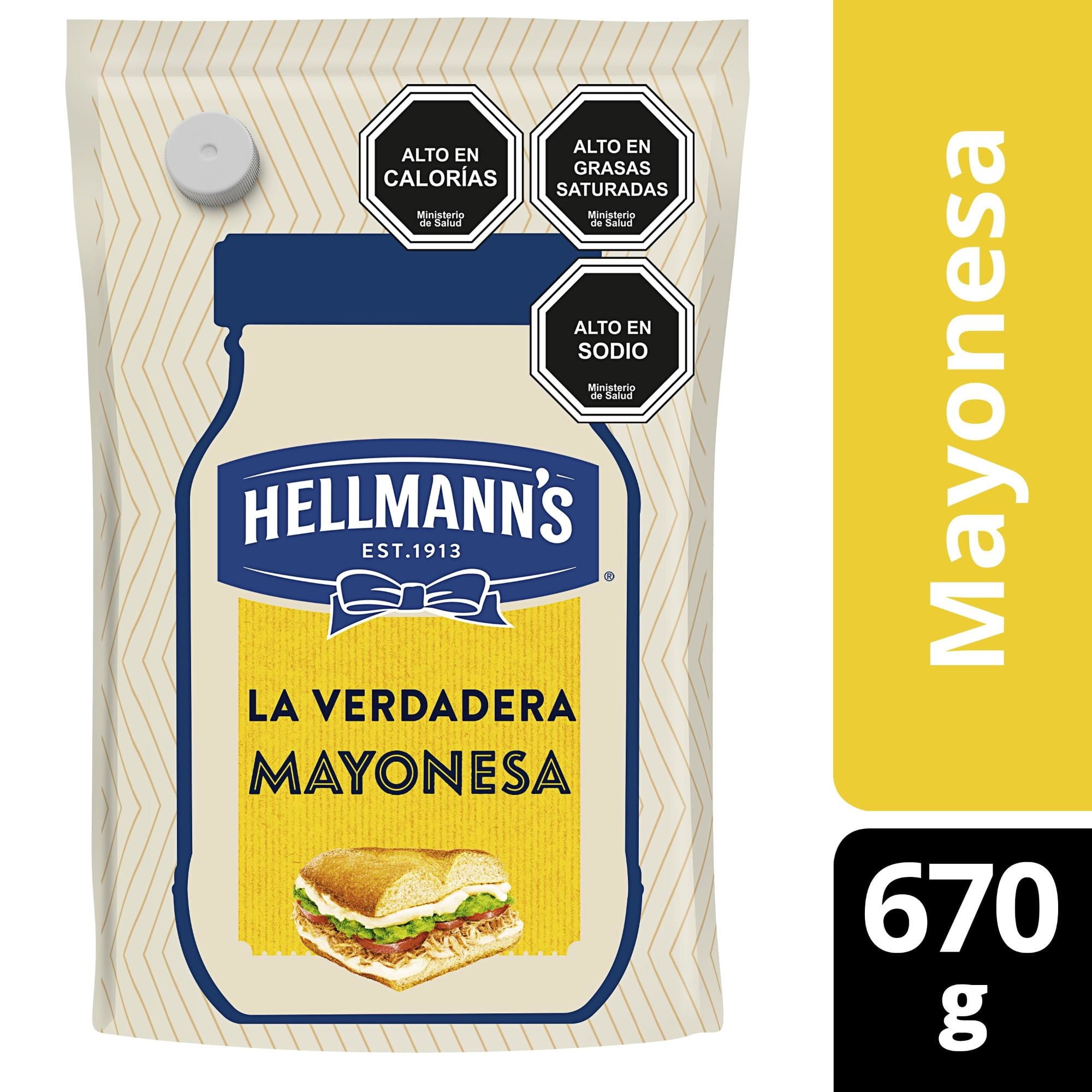 Mayonesa Regular Doypack 670 g Hellmann's