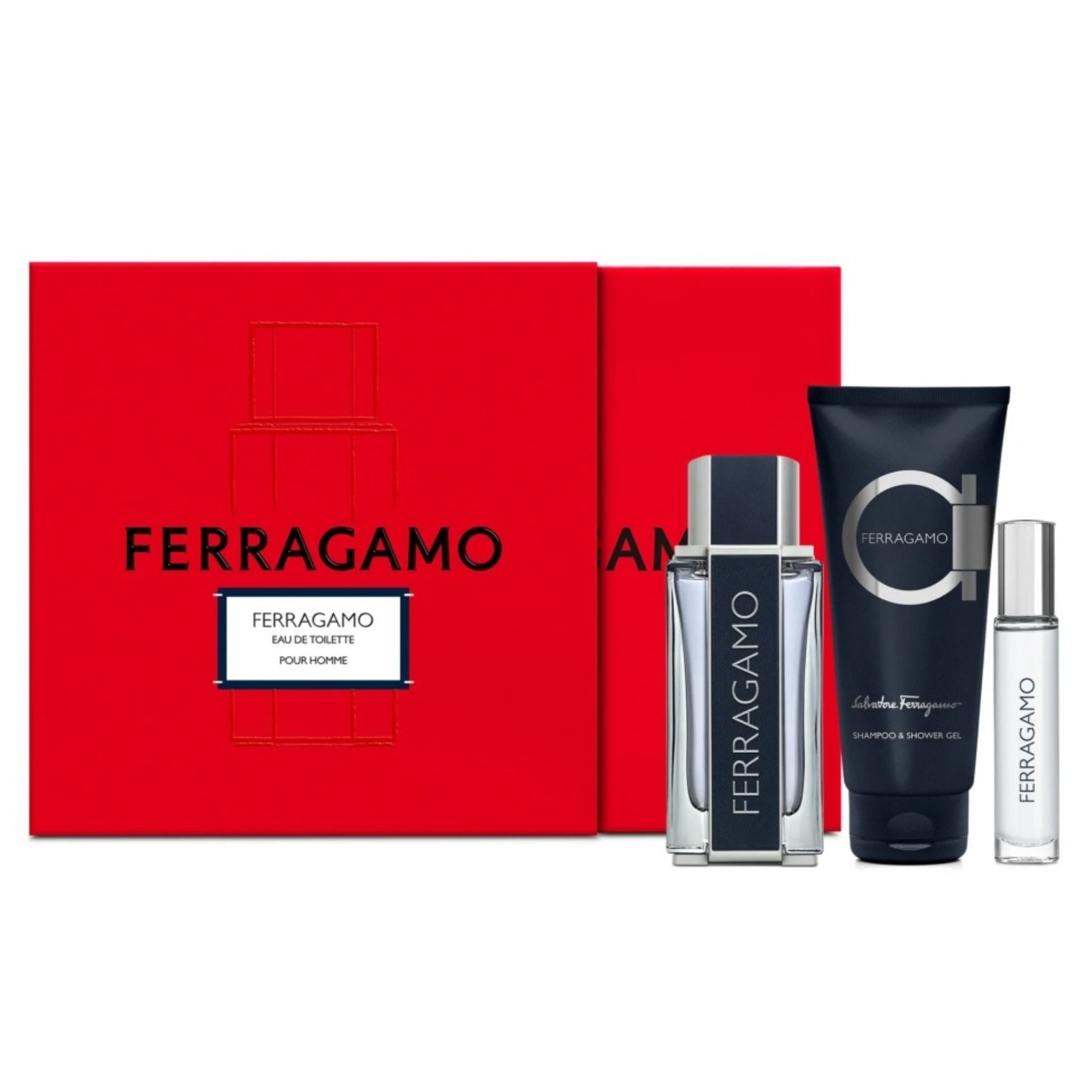Set Perfume Salvatore Ferragamo Edt 100Ml Hombre