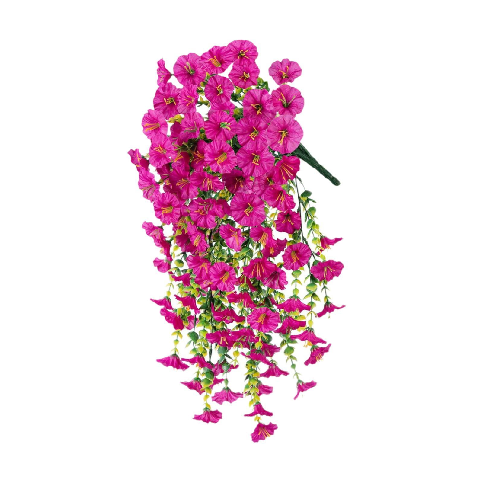 Bothyi - Decoración Con Plantas Colgantes Artificiales Para Inauguración De La Casa, Aniversario, Compromiso, Morado Y Rojo.