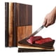 thumbnail image 1 of Juego de tablas de cortar NKDFRI, estilo libro, madera de acacia con soporte, 1 of 7