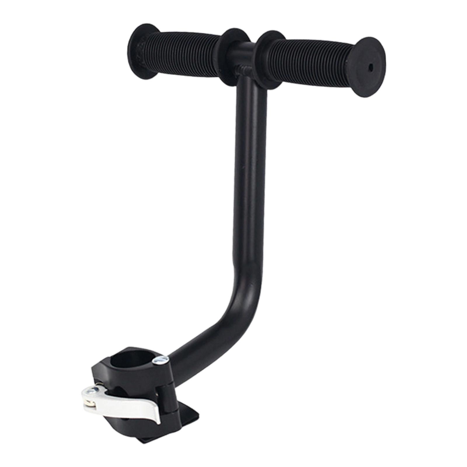 Magideal - Apoyabrazos Para Asiento Trasero, Pasamanos, Fácil Instalación, Relajación, Goma Suave, Manillar De Bicicleta De Montaña Y Carretera, Empuñadura Para Tipo De Liberación Rápida