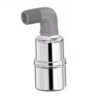 Magideal - Válvula De Bola Flotante Mini Válvula De Flotador Tanque De Agua Automático De Acero Inoxidable Válvula De Control De Agua Válvula Flotante Para Pieza , Entrada Entrada Lateral B De 3/4Inch