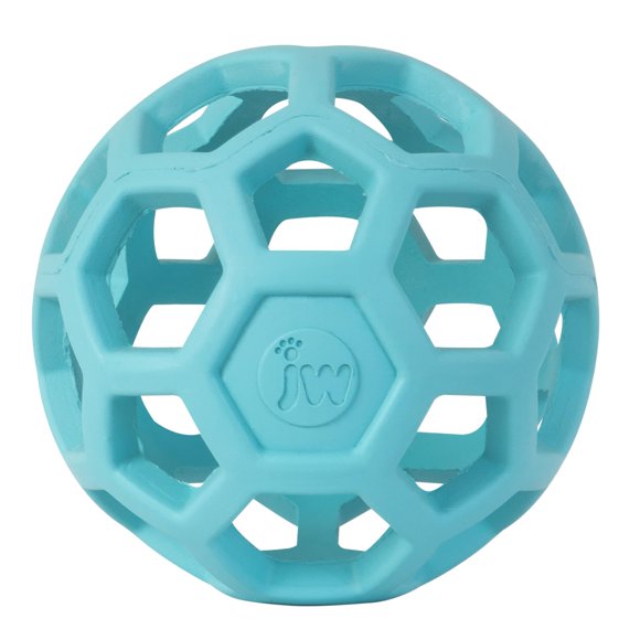 Juguete para perros JW 8 cm azul de caucho natural – tamaño pequeño
