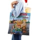 thumbnail image 4 of Recess Bolso de tela con estampado de lienzo para mujer, bolsa de compras reutilizable y estética, con cremallera interior, regalo para mujer,40*45cm., 4 of 6