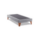 thumbnail image 3 of Base Elegante Cama Europea 1.5 Plaza 105x200 Cm Gris Claro Lino, 3 of 3