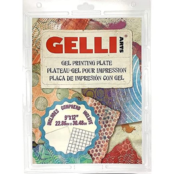Placa de gel para impresión Gelli Arts 23 x 30 cm reutilizable