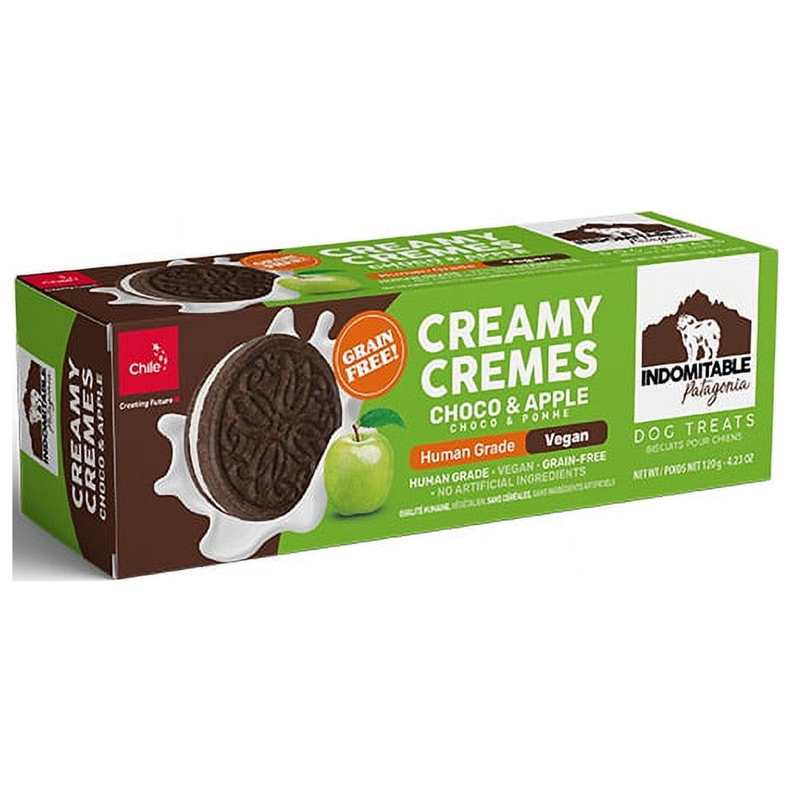 Indomitable - Galletas Rellenas Choco Manzana 140 Gr