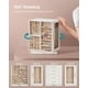 thumbnail image 3 of Joyero SONGMICS que gira 360° con 5 cajones en color blanco nube, 3 of 8