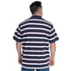 thumbnail image 3 of Polera Hombre Piqué Listada Cuello Camisero Bolsillo Pecho, 3 of 7