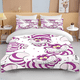 thumbnail image 2 of Alice in Wonderland Printed Bedding Set Cartoon Anime Microfiber Bed Set Pillowcase Adult Bed Cover Bedroom Bed Set Duvet, 2 of 5