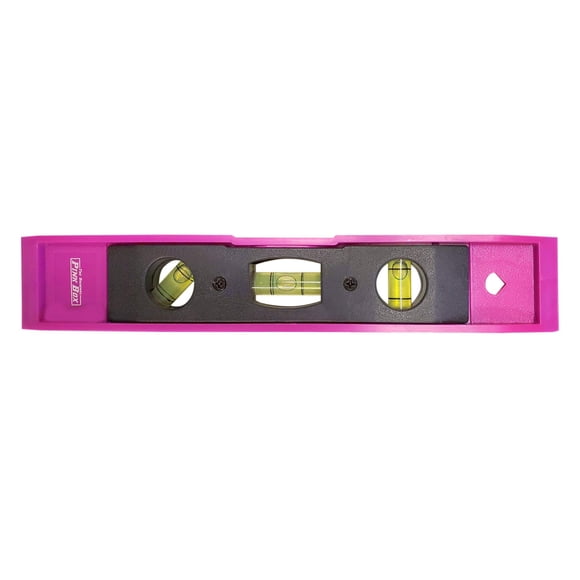 Nivel Torpedo Magnético Level The Original Pink Box 23 cm