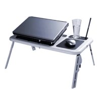 Genérico - Mesa Portátil Para Notebook / 2 Ventilador / Plastico