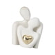 thumbnail image 1 of Mini estatua de pareja escultura abstracta decoración del hogar escultura de pareja de cerámica para el día de San Valentín sala de estar cumpleaños a Blanco, 1 of 5