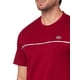 thumbnail image 3 of Camiseta de punto de algodón con ribete Lacoste para hombre Bordeaux - S, 3 of 3