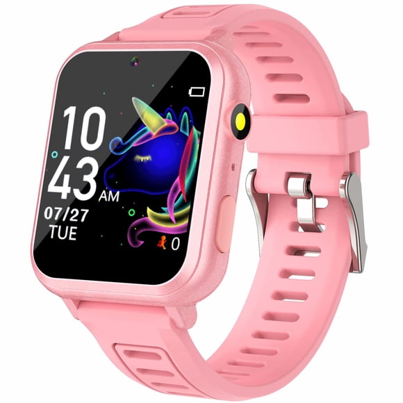 Reloj inteligente Sedzofan para niños y niñas de 6 a 12 años con pantalla HD de 24 juegos