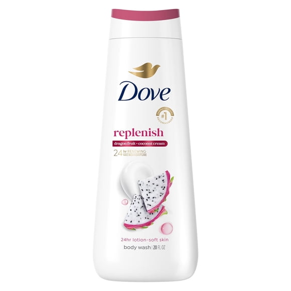 Gel de Ducha Dove Replenish Dragonfruit 20 oz/591 ml, 24 h
