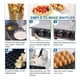 thumbnail image 4 of Waflera Doble Wuafleras Wafleras Con Formas Waffles Burbuja, 4 of 10