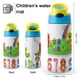 thumbnail image 2 of Charlie y los Números Botella de Agua con Tapa Pop Top de Un Toque, Acero Inoxidable, a Prueba de Fugas, para Deportes, Botella Infantil azul 12 oz, 2 of 6