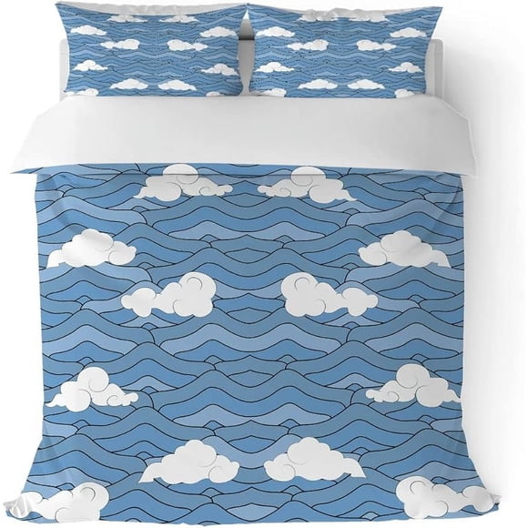 Anime-duv-et C-ov-er s-et ki-g size de-Mon Ka-Madnez-Uko bed-Ding set-3 pieces sof-t microfiber-er quilt cover for-kids boys teen-s bedroom decor-comforter C-over with 2 pillowcase