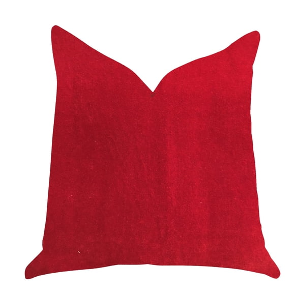 Cojín decorativo Plutus Brands Amber Rose de doble cara 30 x 60 cm rojo