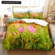 thumbnail image 1 of x1194 Bed SheetsNatural Landscape Duvet Cover Set Blue Sky Lawn Flower Size /Polyester Quilt Cover for Kids Teens Adults 3-Piece Bedding Set (1 Duvet Cover + 2 Pillow Shams) nj1194, 1 of 5