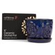 thumbnail image 2 of Maceta rePotme 13 cm con corte floral azul medianoche, 2 of 7