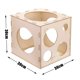 thumbnail image 2 of Caja cúbica para globos FIREBOOMOON, 9 agujeros, plegable, madera, 2 of 7