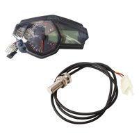 Magideal - Odómetro Del Velocímetro De La Motocicleta, Tacómetro De Modificación De La Pantalla Del Engranaje, Indicador Digital Lcd Para -R3 De Alta Calidad,