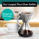 thumbnail image 4 of Cafetera Pour Over Coffee Gator de 800 ml con jarra de vidrio, 4 of 9