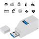 thumbnail image 4 of Concentrador USB 3.0 de 3 puertos (2 USB 2.0 + USB 3.0), concentrador de datos para PC y otros dispositivos compatibles con USB 3.0, 4 of 8