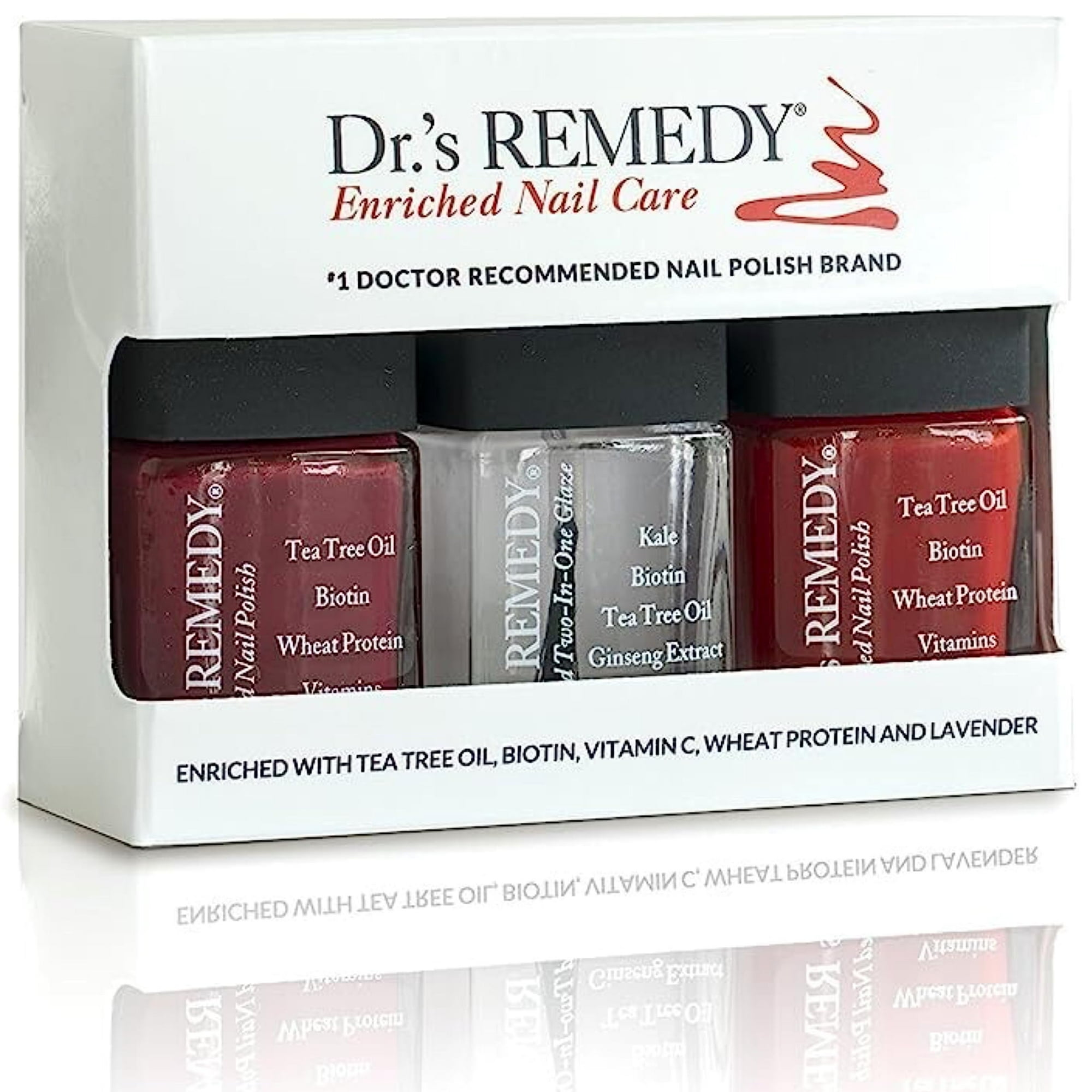 Dr.'s Remedy - Kit De Esmaltes De Uñas Dr. ' Esmalte Y Balanza Dos En Uno S Remedy Total