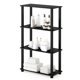 thumbnail image 1 of Estante Exhibidor Furinno Turn-N-Tube de 4 Niveles Americano/Negro, 1 of 5