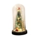 thumbnail image 4 of Árbol De Navidad Con Cubierta De Cristal Y Luz En Miniatura De Papá Noel Para Sala De Estudio Estilo A, 4 of 4