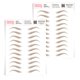thumbnail image 1 of Tatuajes temporales para cejas Brows by Bossy Pack de 2 - Taupe impermeable, 1 of 7