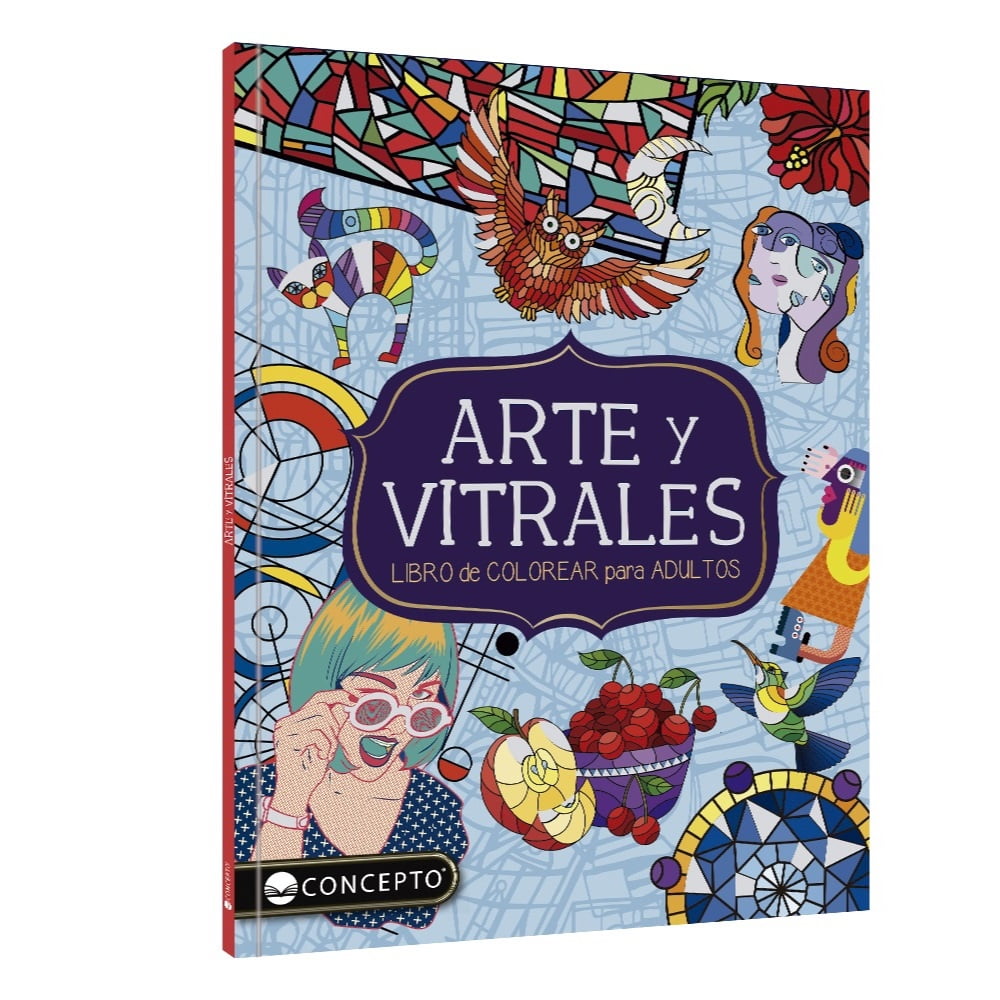 Latinbooks - Libro Colores Y Emociones -arte Y Vitrales