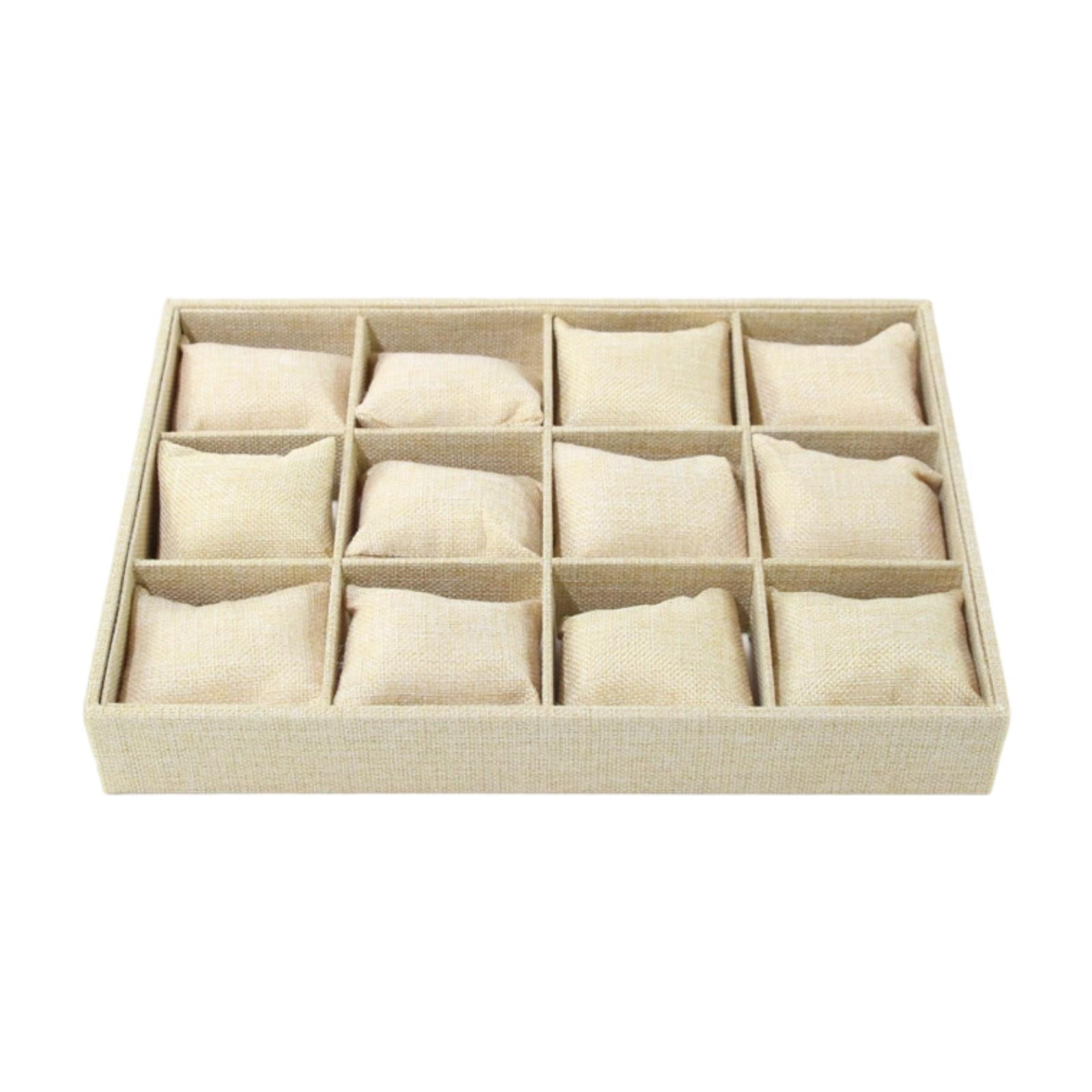 Ioensy - Bandeja Organizadora Para Relojes Y Joyas, Elegante Para Exhibiciones Y Cajones De Exhibición.