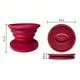 thumbnail image 4 of Gotero para café Attsky, plegable, para acampar, rojo, x2, 4 of 7