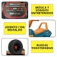 thumbnail image 3 of Moto Electrica Bateria Jeep Niño Luz + Sonido 1166A naranja, 3 of 5