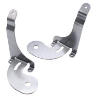 Ioensy - 2 Soportes De Foco Para Coche Cromados Aptos Para Mini 2001-2006