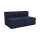 thumbnail image 2 of Sofa Madrid Dos Cuerpos Lino Azul, 2 of 3