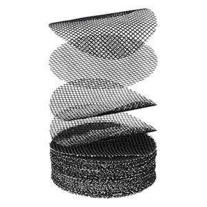 Ioensy - 50X Almohadilla De Malla Con Agujeros Para Maceta, Regalos De Jardinería, Maceta Para Bonsái, Estera Con Rejilla Inferior, Diámetro De Malla De 10Cm