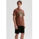 thumbnail image 2 of Polera Hombre Print Posicional Chocolate, 2 of 4