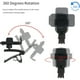 thumbnail image 5 of Soporte universal para teléfono móvil - Abrazadera y clip más anchos, agarre seguro. Compatible con salpicadero, espejo retrovisor, parasol y mesa. Soporte Para Todos Los Smartphones-Negro, 5 of 6