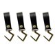 thumbnail image 5 of 4pcs Correa De Cuero Utensilios De Cocina Gancho Para Colgar En El Estante Toallas Para Acampar Tazas Gancho Negro, 5 of 5