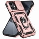 thumbnail image 4 of Funda Resistente Anillo Soporte iPhone 17 Privacidad Cámara Montaje Magnético Oro rosa, 4 of 6
