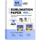 thumbnail image 1 of Papel de sublimación Printers Jack, 100 hojas tamaño A4, para Epson, HP y Canon, 1 of 6