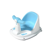 Genérico - Silla De Ducha Para Bebé, Color Celeste