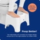 thumbnail image 3 of Taburete de baño en cuclillas con forma de orinal ajustable 2.0, color blanco, 3 of 9