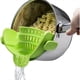 thumbnail image 1 of Rv Kitchenware Silicone Pot Strainer Colander Snap Clip Drainer Food Pasta Strainer Basket And Pot Strainer Kitchen Gadgets，Reusable And Adjustable, 1 of 5